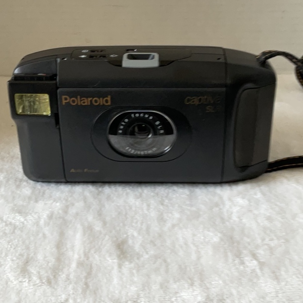 Polaroid Black Film Photography Camera Compact Design